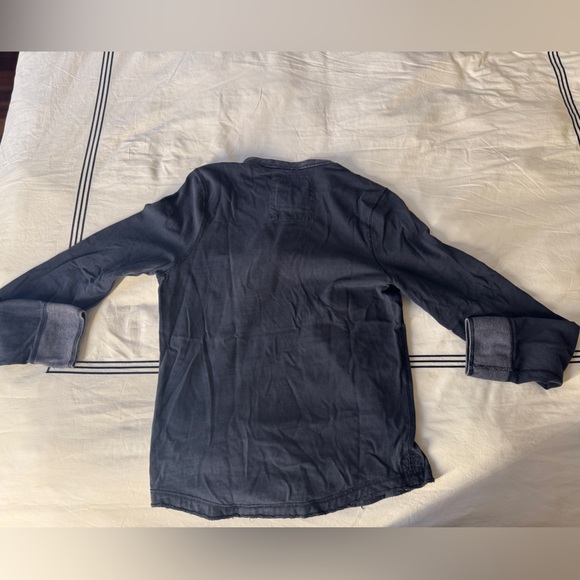 Vintage RUEHL No. 925 Navy Long-Sleeve Henley - Picture 6 of 8